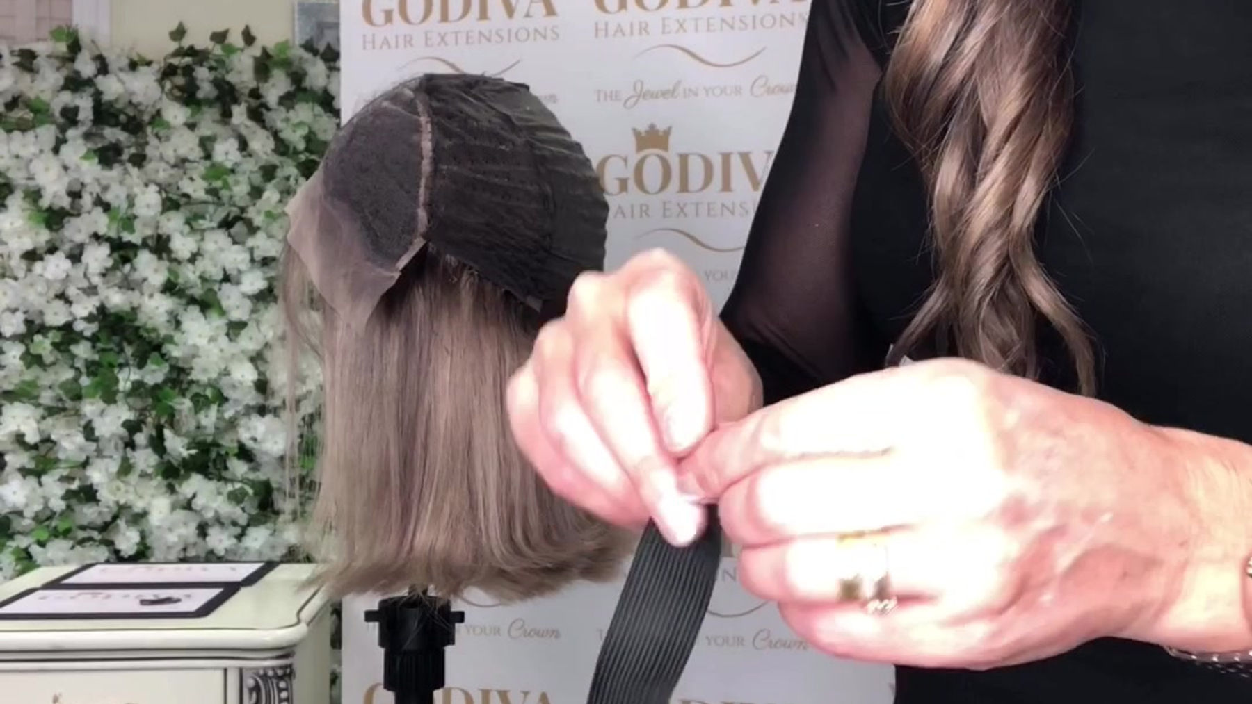 Godiva Lace Frontal Wig Building Trailer